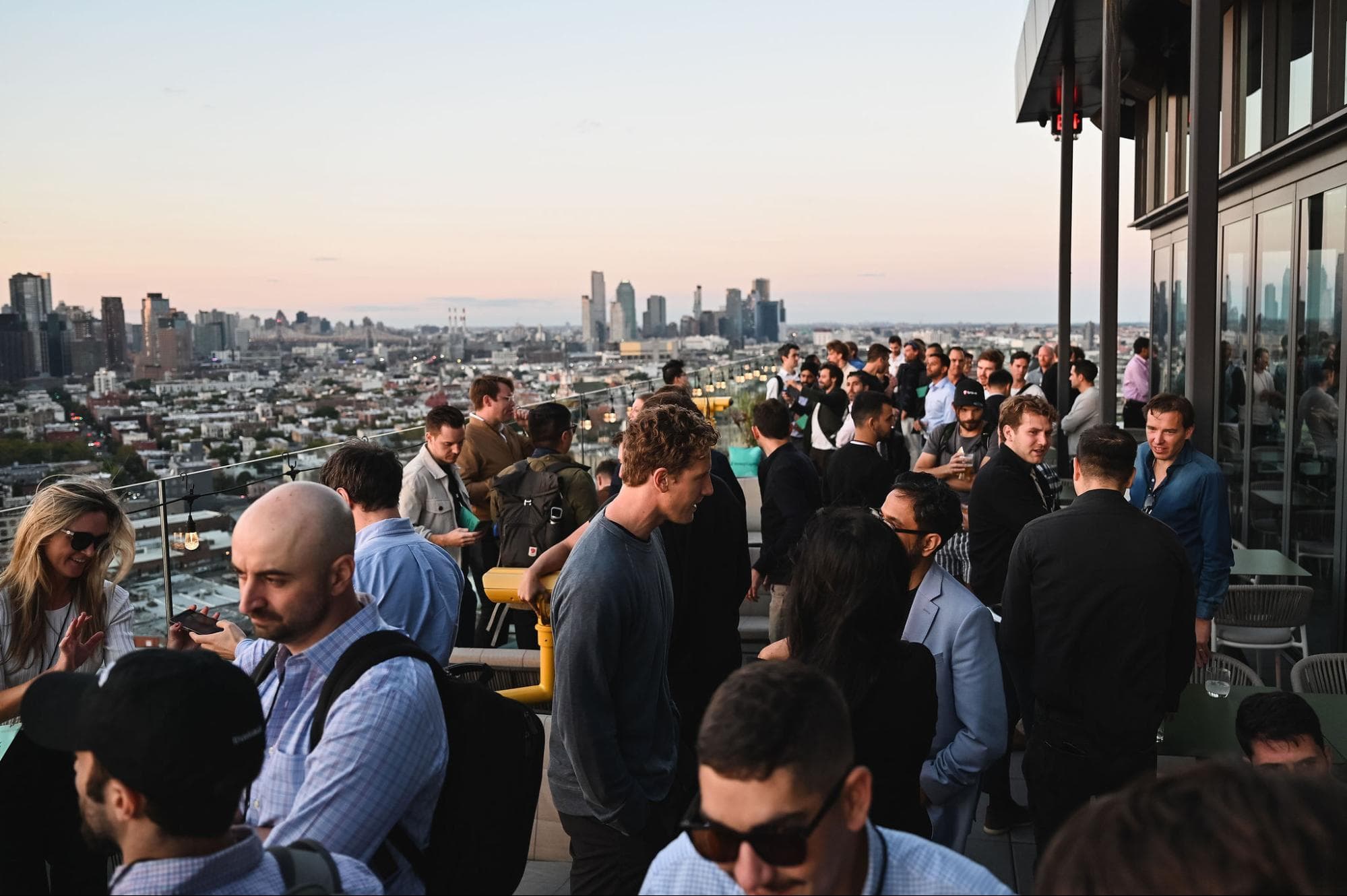 Closing out the Summit on the roof